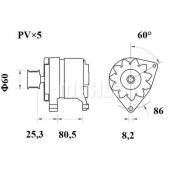 Слика 1 $на Алтернатор MAHLE MG 420