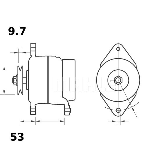 Слика на Алтернатор MAHLE MG 447