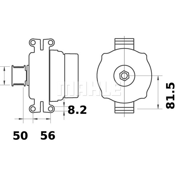 Слика на Алтернатор MAHLE MG 448