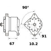 Слика 2 на Алтернатор MAHLE MG 494