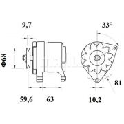 Слика 1 $на Алтернатор MAHLE MG 510