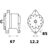 Слика 1 $на Алтернатор MAHLE MG 515