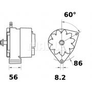 Слика 1 $на Алтернатор MAHLE MG 517