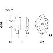 Слика 2 $на Алтернатор MAHLE MG 521