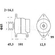 Слика 2 $на Алтернатор MAHLE MG 547