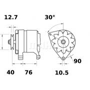 Слика 1 $на Алтернатор MAHLE MG 582