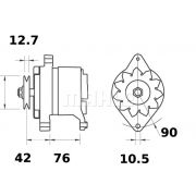 Слика 1 $на Алтернатор MAHLE MG 584