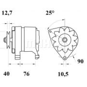 Слика 2 на Алтернатор MAHLE MG 585