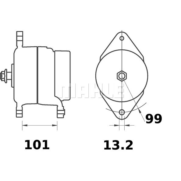 Слика на Алтернатор MAHLE MG 63