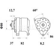 Слика 2 $на Алтернатор MAHLE MG 668