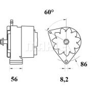 Слика 2 $на Алтернатор MAHLE MG 718