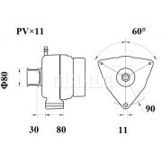 Слика 2 на Алтернатор MAHLE MG 793