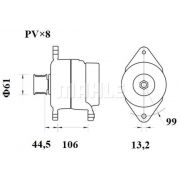 Слика 2 на Алтернатор MAHLE MG 802