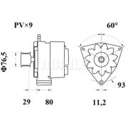 Слика 2 на Алтернатор MAHLE MG 803