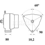 Слика 2 на Алтернатор MAHLE MG 804