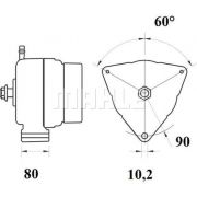 Слика 2 $на Алтернатор MAHLE MG 809