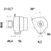 Слика 2 $на Алтернатор MAHLE MG 81