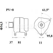 Слика 2 на Алтернатор MAHLE MG 813