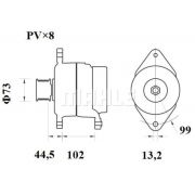 Слика 2 на Алтернатор MAHLE MG 815