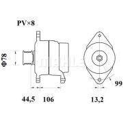 Слика 2 $на Алтернатор MAHLE MG 816