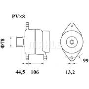 Слика 2 на Алтернатор MAHLE MG 817