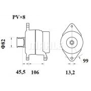 Слика 2 на Алтернатор MAHLE MG 877