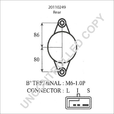 Слика на Алтернатор PRESTOLITE ELECTRIC 20110249