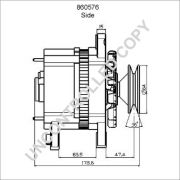 Слика 4 $на Алтернатор PRESTOLITE ELECTRIC 860576