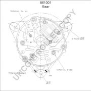 Слика 3 $на Алтернатор PRESTOLITE ELECTRIC 861001