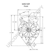 Слика 3 $на Алтернатор PRESTOLITE ELECTRIC 8AR2169F