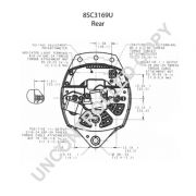 Слика 4 $на Алтернатор PRESTOLITE ELECTRIC 8SC3169U