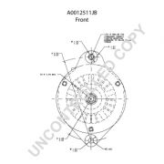 Слика 3 $на Алтернатор PRESTOLITE ELECTRIC A0012511JB