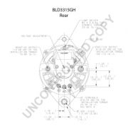 Слика 4 $на Алтернатор PRESTOLITE ELECTRIC BLD3315GH