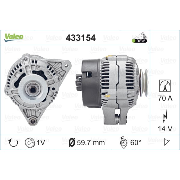 Слика на Алтернатор VALEO NEW ORIGINAL PART 433154