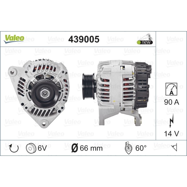 Слика на Алтернатор VALEO NEW ORIGINAL PART 439005