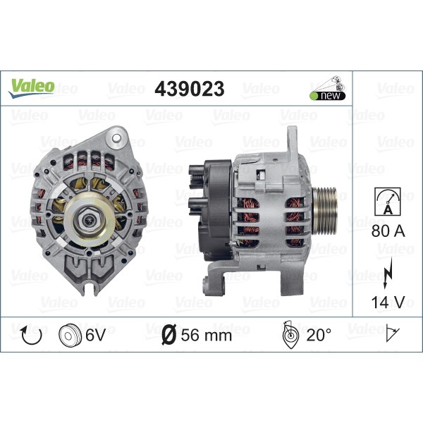 Слика на Алтернатор VALEO NEW ORIGINAL PART 439023