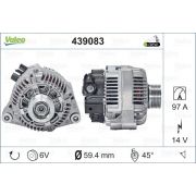 Слика 1 на Алтернатор VALEO NEW ORIGINAL PART 439083