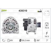 Слика 1 на Алтернатор VALEO NEW ORIGINAL PART 439310