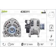 Слика 1 на Алтернатор VALEO NEW ORIGINAL PART 439311