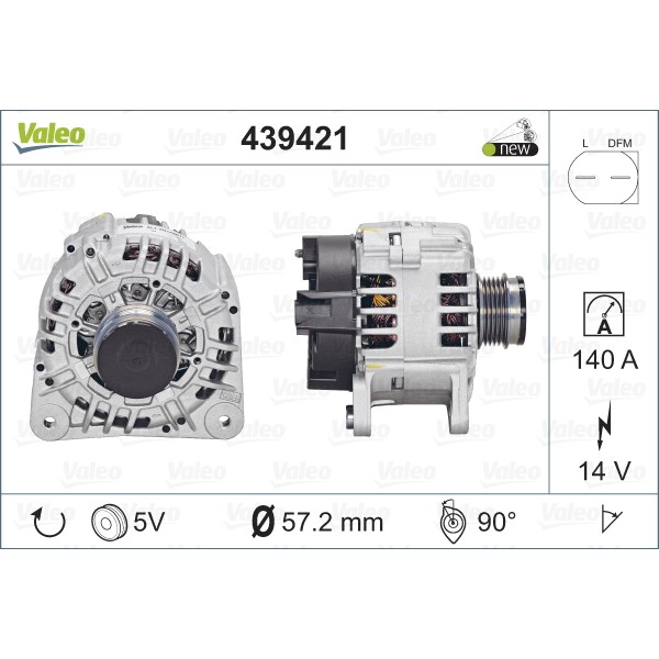 Слика на Алтернатор VALEO NEW ORIGINAL PART 439421