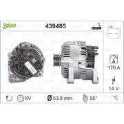 Слика 1 на Алтернатор VALEO NEW ORIGINAL PART 439485