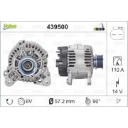 Слика 1 на Алтернатор VALEO NEW ORIGINAL PART 439500