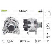 Слика 1 на Алтернатор VALEO NEW ORIGINAL PART 439501