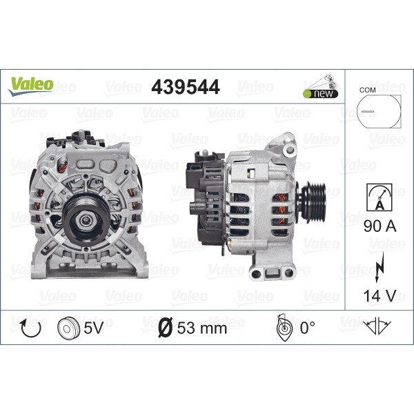 Слика на Алтернатор VALEO NEW ORIGINAL PART 439544