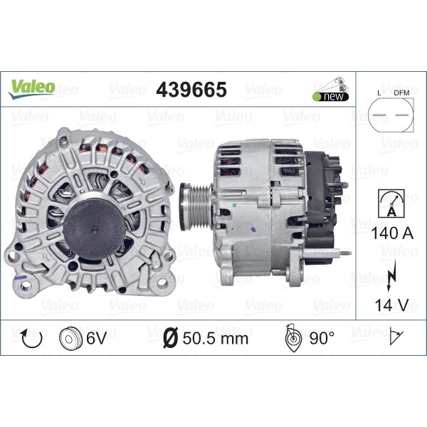 Слика на Алтернатор VALEO NEW ORIGINAL PART 439665