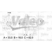 Слика 1 $на Алтернатор VALEO REMANUFACTURED PREMIUM 436109