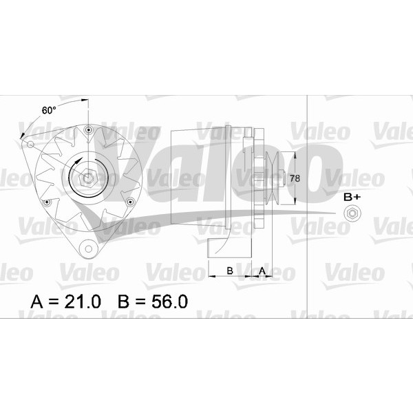 Слика на Алтернатор VALEO REMANUFACTURED PREMIUM 436137