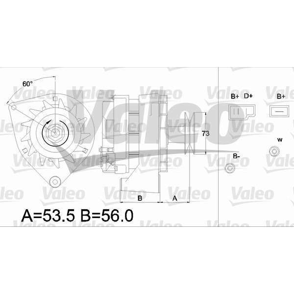 Слика на Алтернатор VALEO REMANUFACTURED PREMIUM 436208