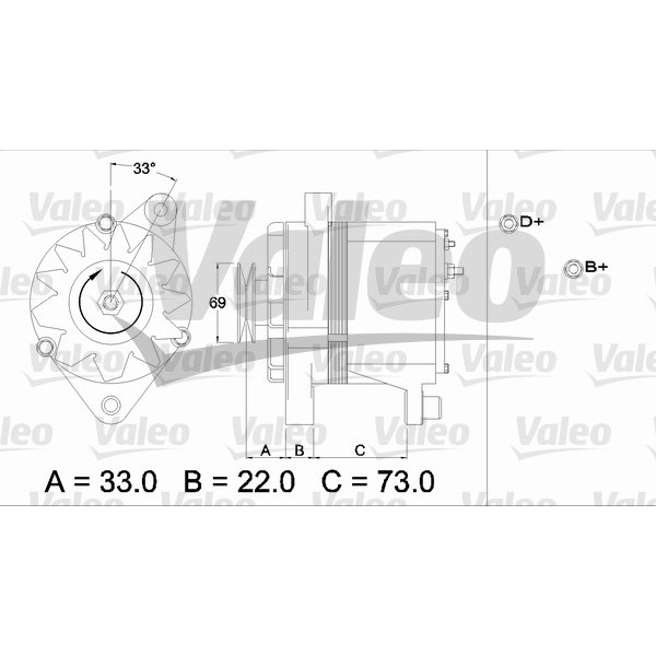 Слика на Алтернатор VALEO REMANUFACTURED PREMIUM 436236