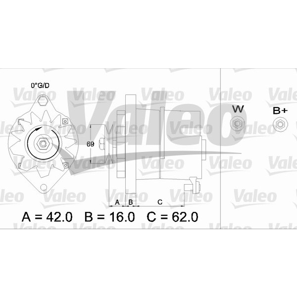 Слика на Алтернатор VALEO REMANUFACTURED PREMIUM 436239